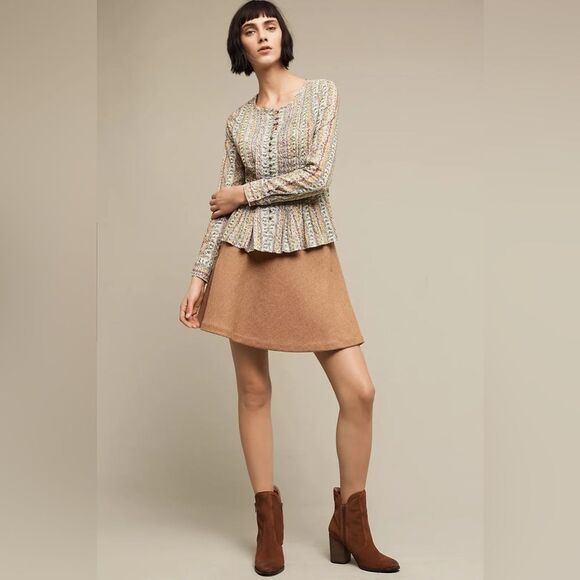 Maeve Anthropologie Gelise Button Blouse Pleated Floral Women’s Sz Small NWT - Picture 10 of 10